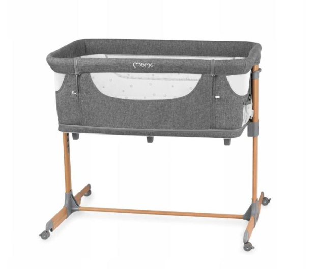 MoMi Smart Bed łóżeczko dostawne 4w1 szare - 1027759 - zdjęcie 3
